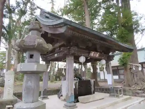 小室浅間神社の手水舎