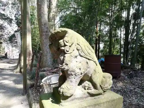 喜連川神社の狛犬