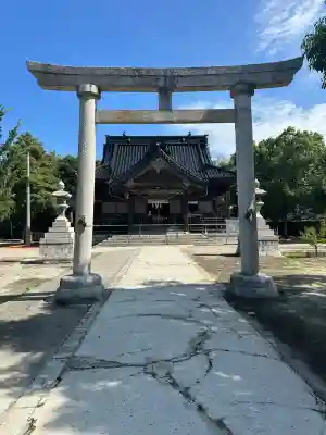 櫟原神社の鳥居