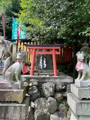 花山稲荷神社の狛犬