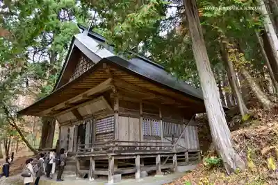 戸隠神社火之御子社の本殿・本堂