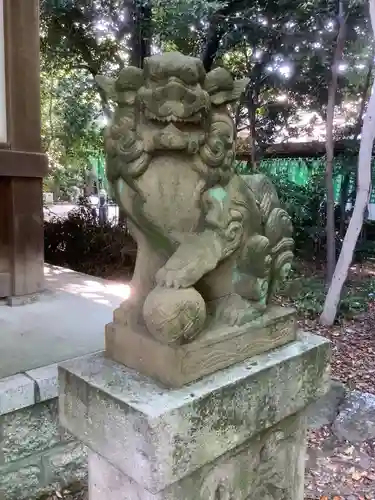 萱津神社の狛犬