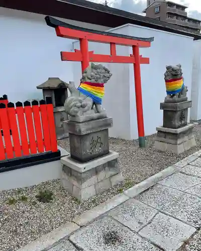 姫嶋神社の狛犬