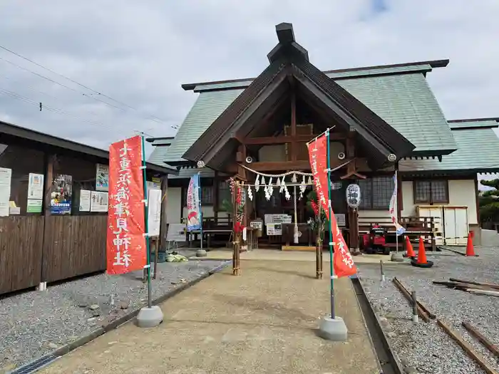 七重浜海津見神社の本殿