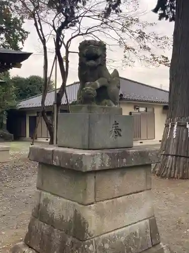 氷川神社の狛犬