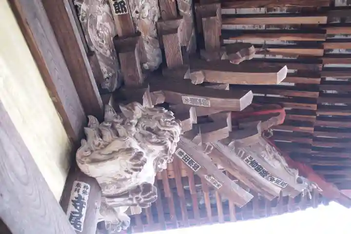 上野国一社八幡八幡宮の芸術