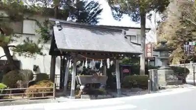 諏訪大社下社春宮の手水舎