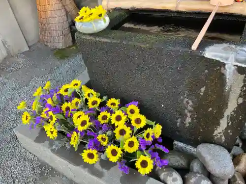 上尾御嶽神社の手水