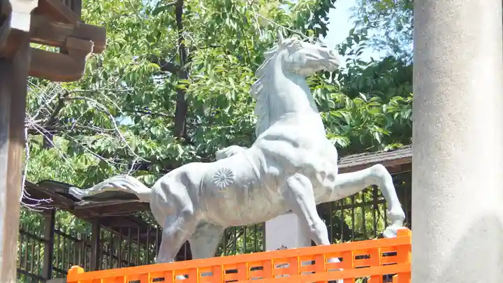 阿部野神社の像