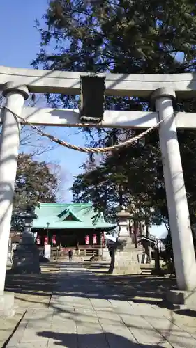 (下館)羽黒神社の鳥居