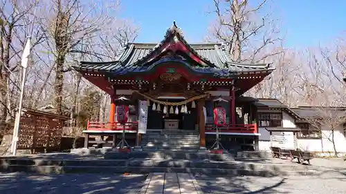 山中諏訪神社の本殿