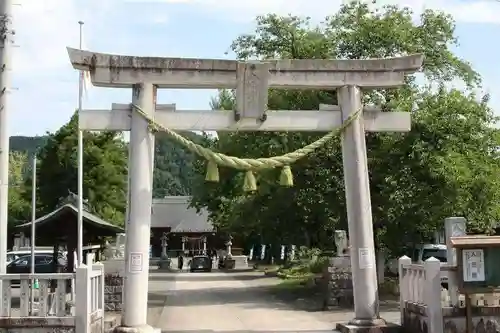 飯坂八幡神社の鳥居