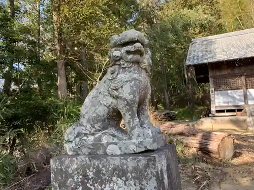 天照大神社の狛犬
