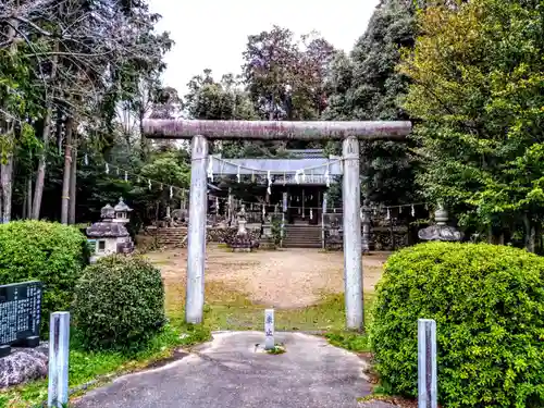 神明神社の鳥居