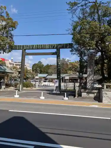 三重縣護國神社の鳥居