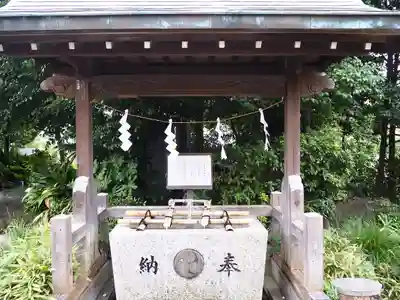 立川熊野神社の手水舎