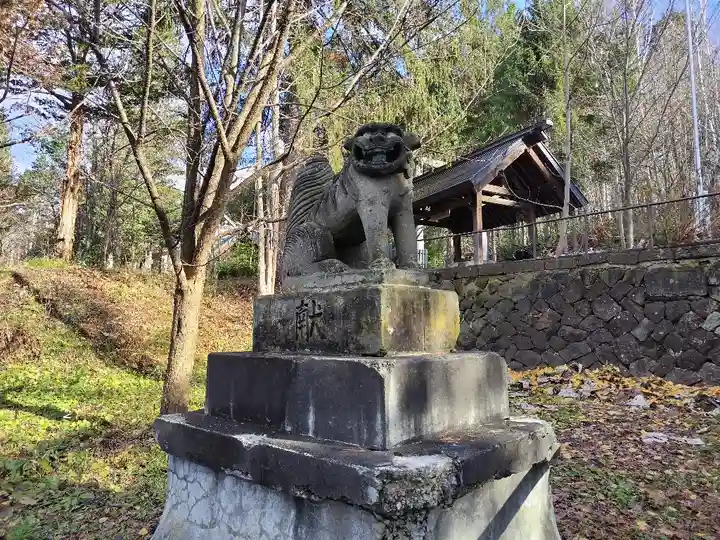 愛別神社の狛犬