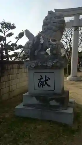 廣田八幡神社の狛犬