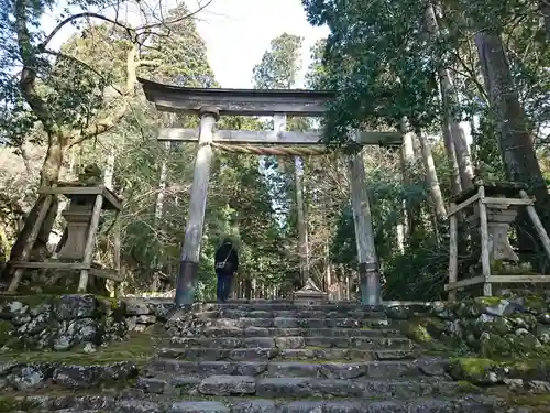 平泉寺白山神社の鳥居