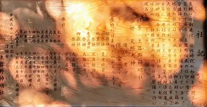 神明社(土器野神明社)の歴史