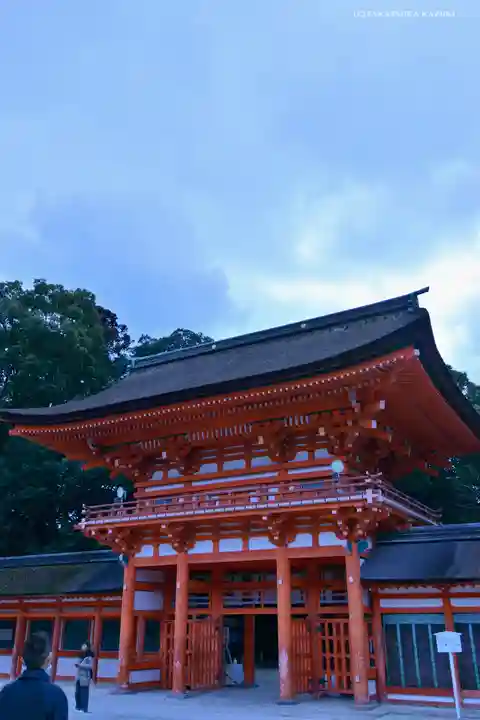 賀茂御祖神社(下鴨神社)の山門・神門