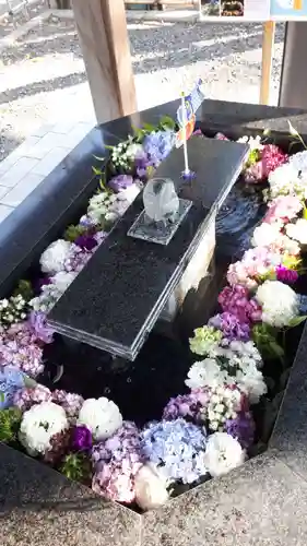 新琴似神社の手水舎