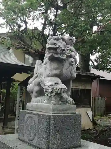 越谷香取神社の狛犬