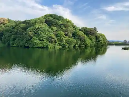 崇神天皇　山邊道勾岡上陵の景色