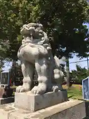 富良野神社の狛犬