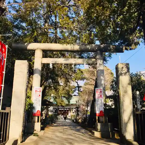 下神明天祖神社の鳥居