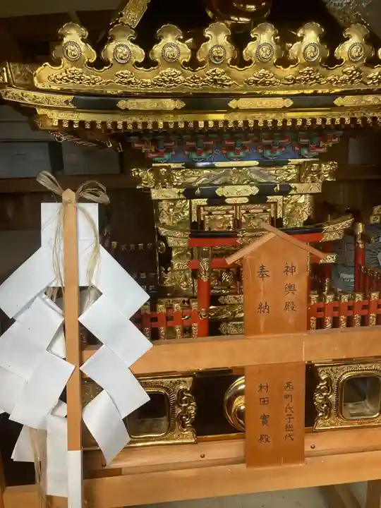 佐波波地祇神社のお祭り