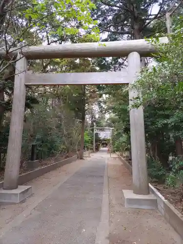 宮川熊野神社の鳥居