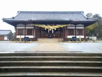 阿智神社の本殿・本堂