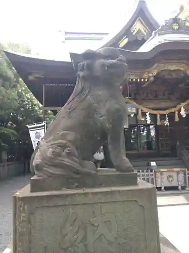 白旗神社の狛犬