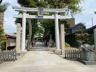 亀有香取神社の鳥居