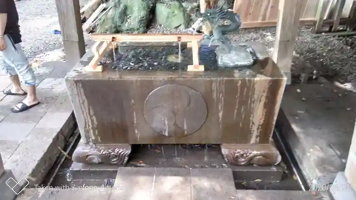 川越氷川神社の手水舎