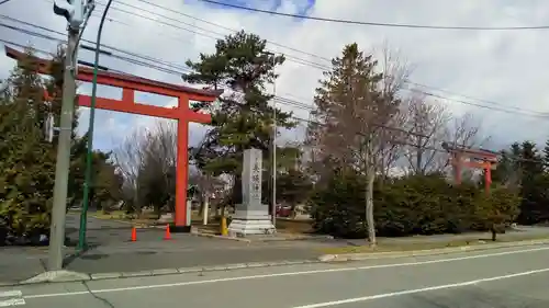 美瑛神社の鳥居