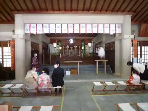 三重縣護國神社の本殿・本堂