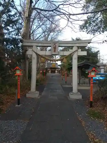 山田八幡神社の鳥居