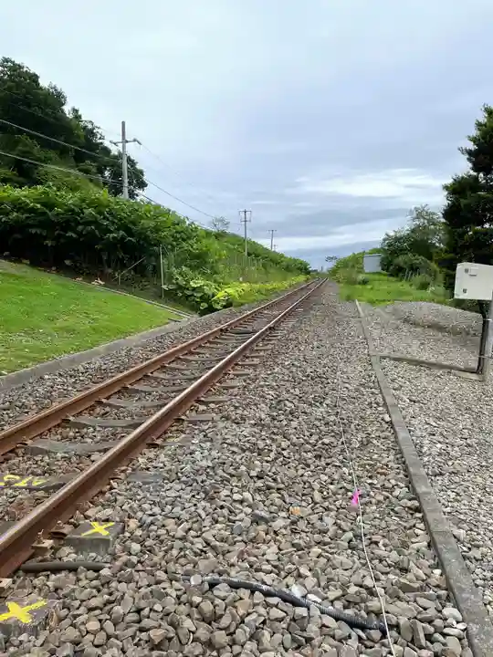 白糠厳島神社の周辺