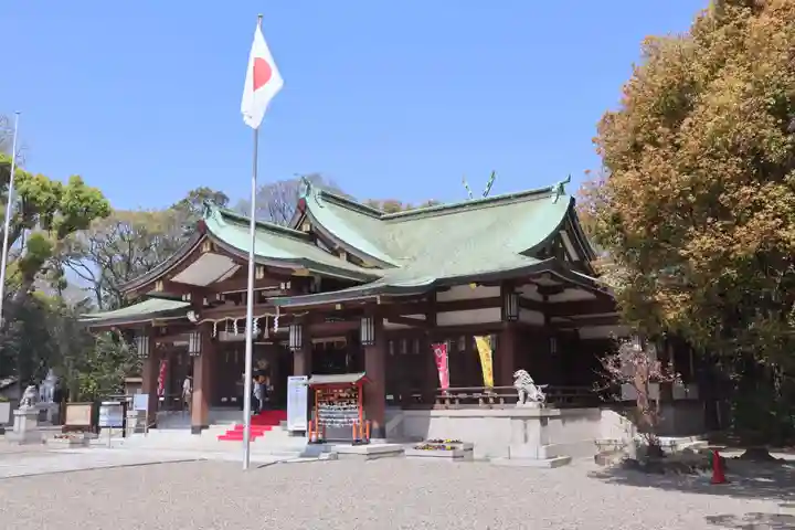 大阪護國神社の本殿・本堂