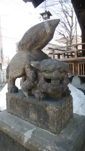 北海道神宮頓宮の狛犬