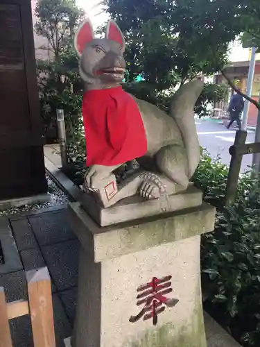 茶ノ木神社の狛犬