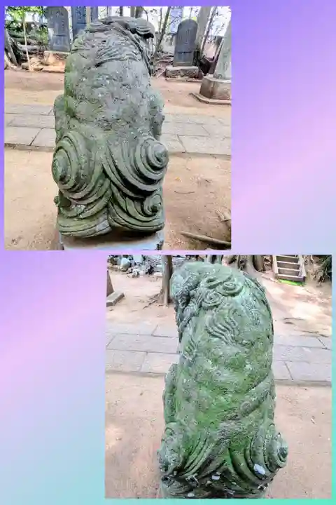 七百餘所神社 の狛犬