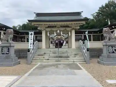 三好八幡社の本殿・本堂