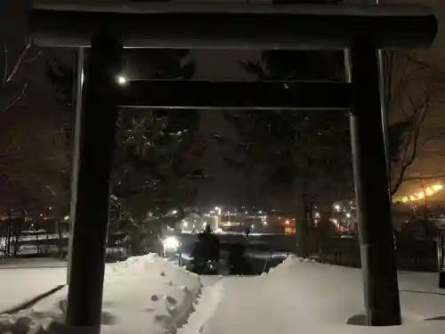 留辺蘂神社の鳥居