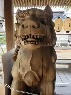 放生津八幡宮の狛犬