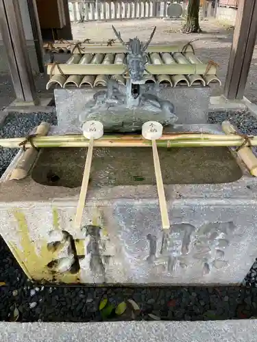 縣神社の手水舎