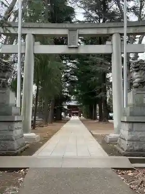 諏訪神社の鳥居