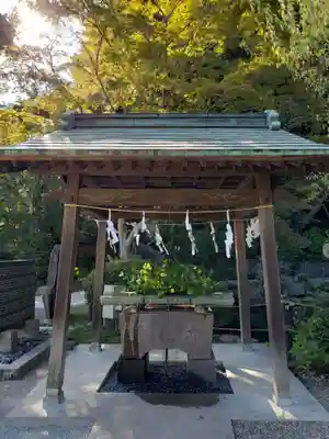 貫井神社の手水舎